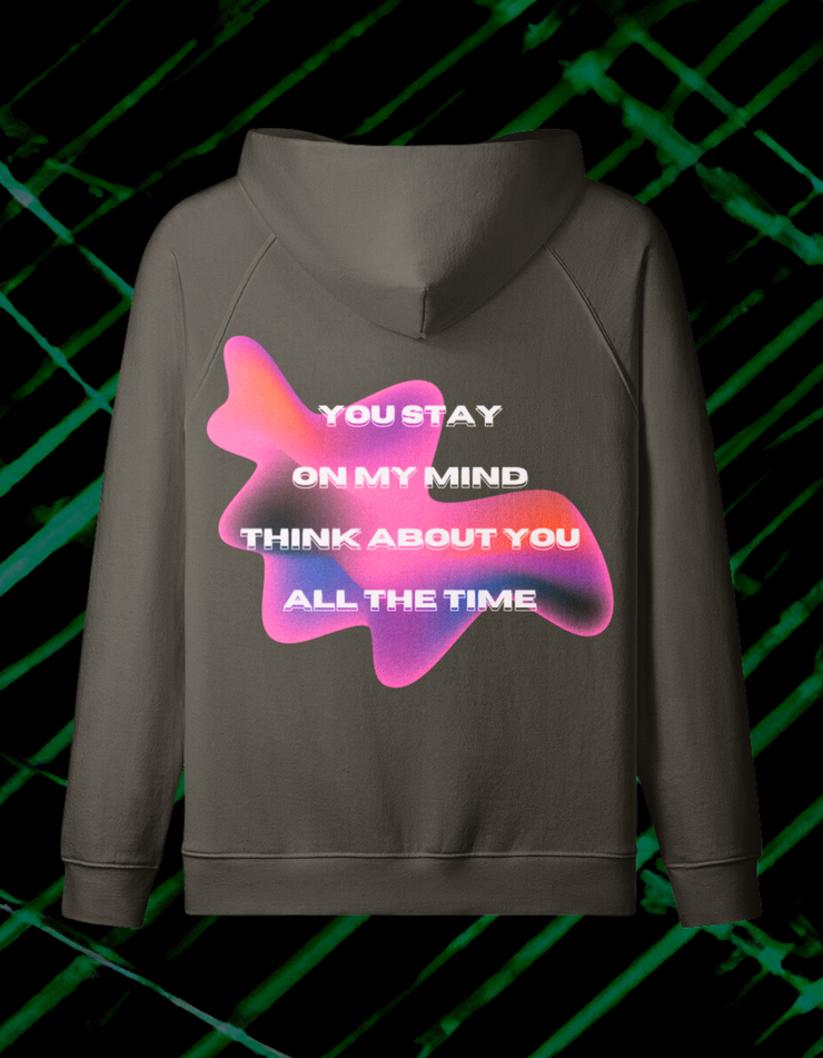 ON MY MIND ZIP HOODIE